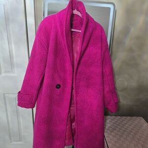 BCBG Fuchsia Teddy Jacket